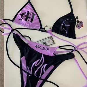 CUSTOM Aquarius Bikini Rave Set - Goguy